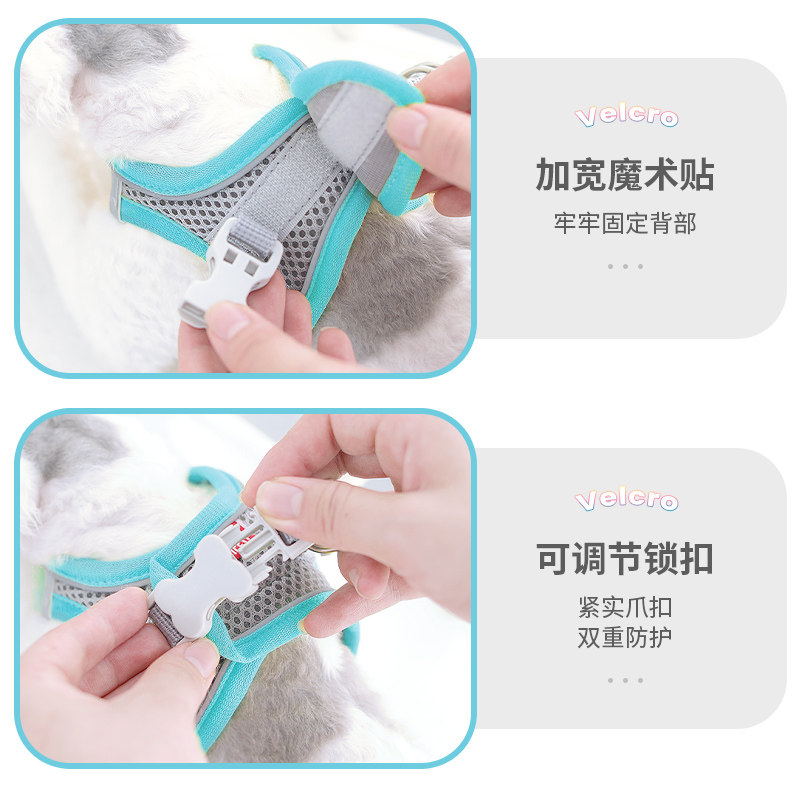 猫咪牵引绳防挣脱夏天外出专用遛猫绳背心式胸背带猫绳子用品大全,淘宝优惠券,粉丝福利购,淘宝优惠卷