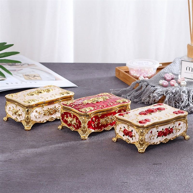 欧式雕花棉签盒滴白色镀金牙签筒牙签盒首饰盒酒店家居装饰用品,淘宝优惠券,粉丝福利购,淘宝优惠卷