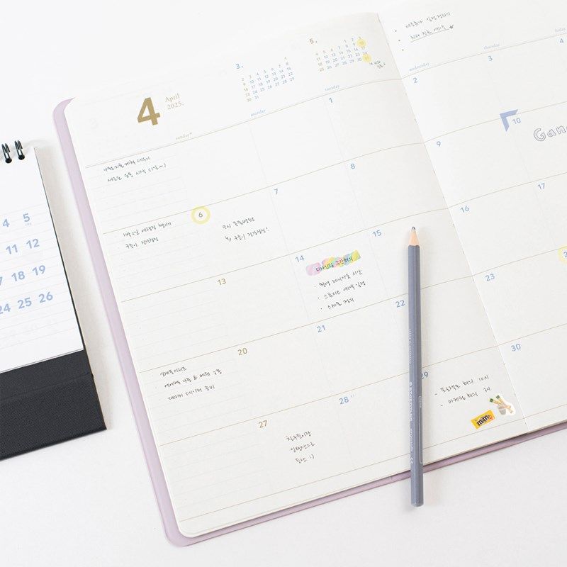 韩国Full高级皮面2025年周计划月循环日程本商务办公A4大记事本子,淘宝优惠券,粉丝福利购,淘宝优惠卷