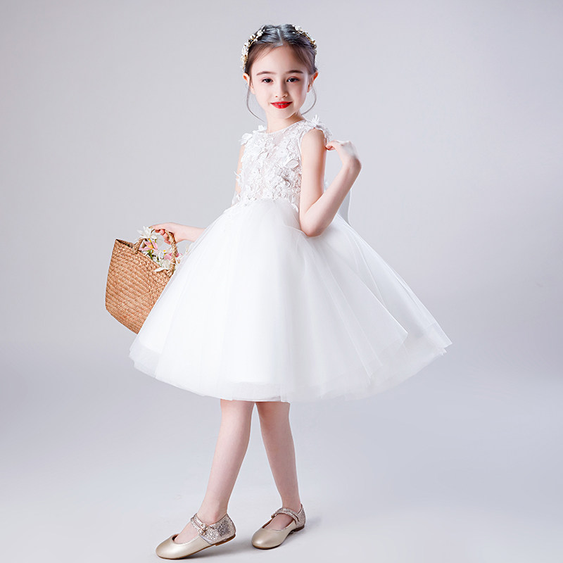 女童公主裙婚纱高端小女孩花童婚礼儿童主持人礼服钢琴演奏演出服,淘宝优惠券,粉丝福利购,淘宝优惠卷
