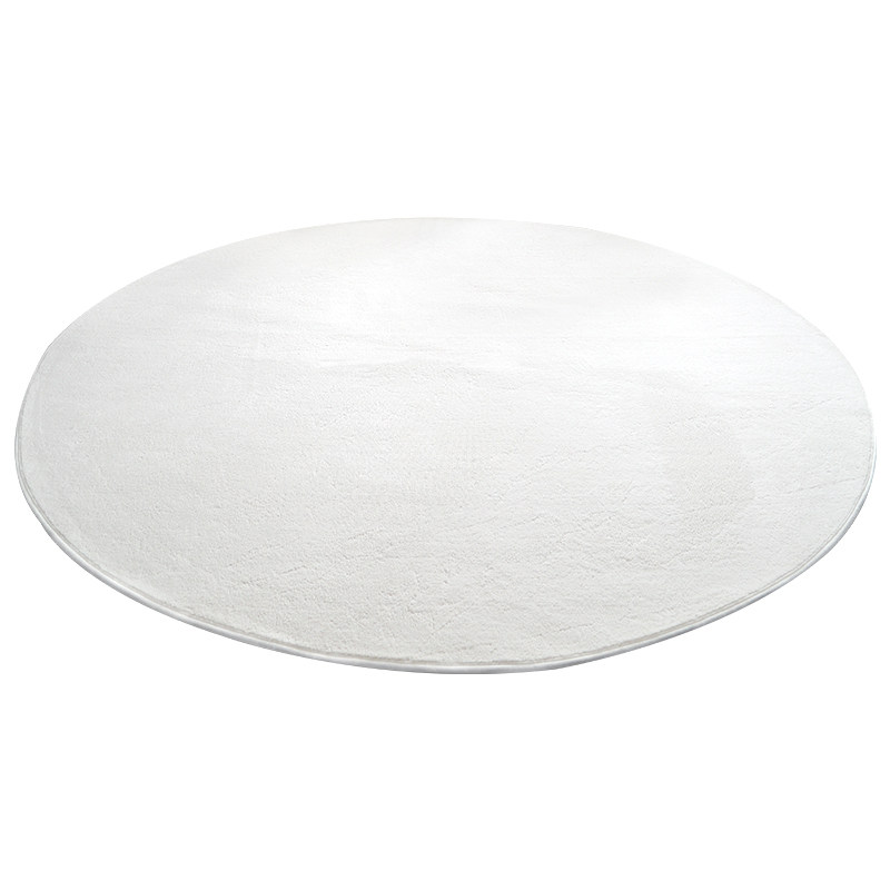 圆形转椅地垫电脑椅子垫客厅茶几毯卧室书房吊篮垫子白色拍照地毯,淘宝优惠券,粉丝福利购,淘宝优惠卷