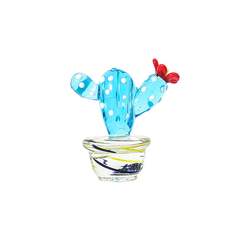 创意日式纯手工玻璃多款仙人掌绿植摆件桌面迷你家居橱柜装饰假花,淘宝优惠券,粉丝福利购,淘宝优惠卷