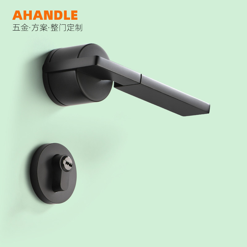 简约日式分体锁木门房门卧室门把手家用机械家用锁具静音门锁全套,淘宝优惠券,粉丝福利购,淘宝优惠卷