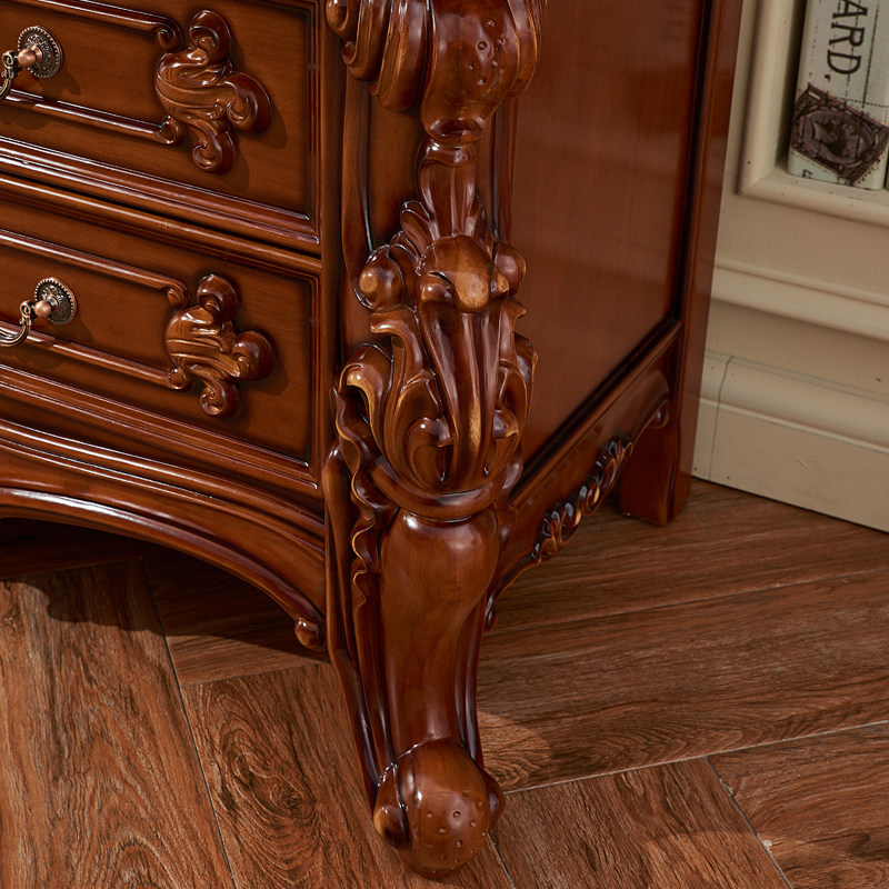 粤港欧式天然全实木电视柜客厅橡木电视柜组合家具法式雕花茶几,淘宝优惠券,粉丝福利购,淘宝优惠卷