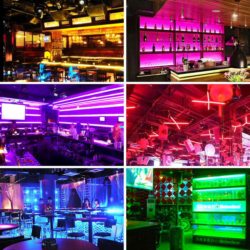 T5彩色led一体灯管暖光蓝光红光粉光日光灯光管支架全套长条形灯,淘宝优惠券,粉丝福利购,淘宝优惠卷