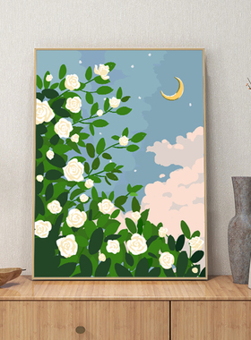 向日葵装饰画客厅治愈系挂画高级感风景花卉壁画温馨卧室玄关墙画