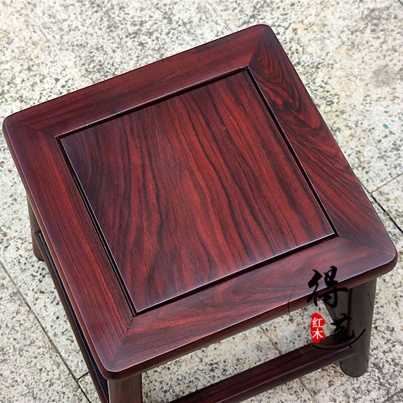 东非酸枝木小方凳换鞋凳子茶几实木矮凳大红酸枝家用客厅小板凳,淘宝优惠券,粉丝福利购,淘宝优惠卷