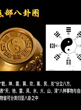 黄铜避火龙瓶厨房火烧天门西北角乾卦位招财家居装饰工艺品龙摆件