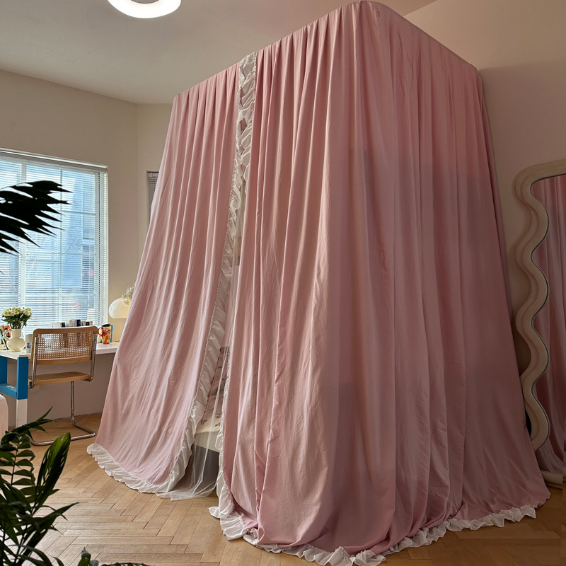 双层上下铺子母床蚊帐2023新款家用卧室儿童防尘顶遮光布伸缩支架,淘宝优惠券,粉丝福利购,淘宝优惠卷