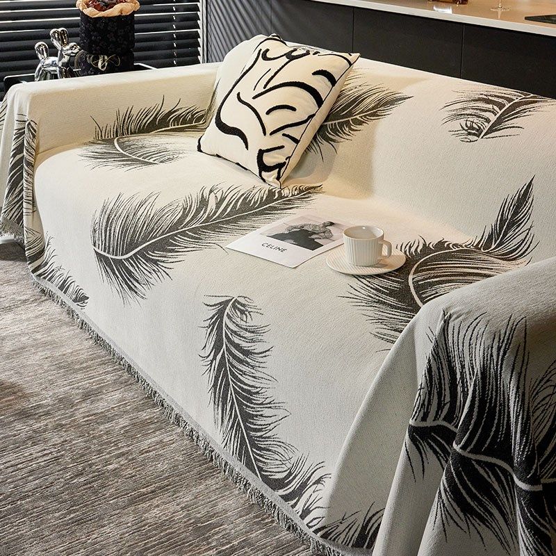 雪尼尔沙发巾盖布沙发套罩四季通用2023新款双面可用全盖毯坐垫子,淘宝优惠券,粉丝福利购,淘宝优惠卷