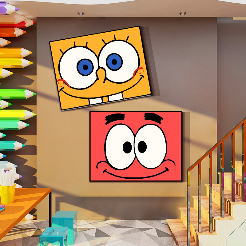 幼儿园环创主题成品楼梯走廊午托管班文化墙面装饰画海绵贴纸,淘宝优惠券,粉丝福利购,淘宝优惠卷