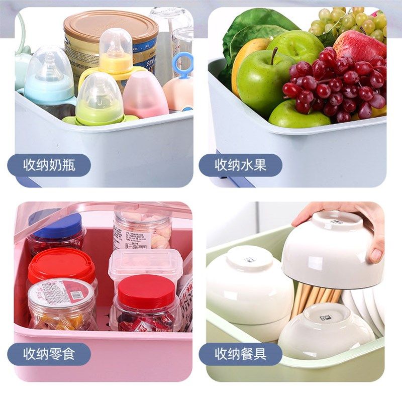 放奶瓶收纳箱防尘宝宝沥水置物架餐具辅食收纳盒大号带盖婴儿用品,淘宝优惠券,粉丝福利购,淘宝优惠卷