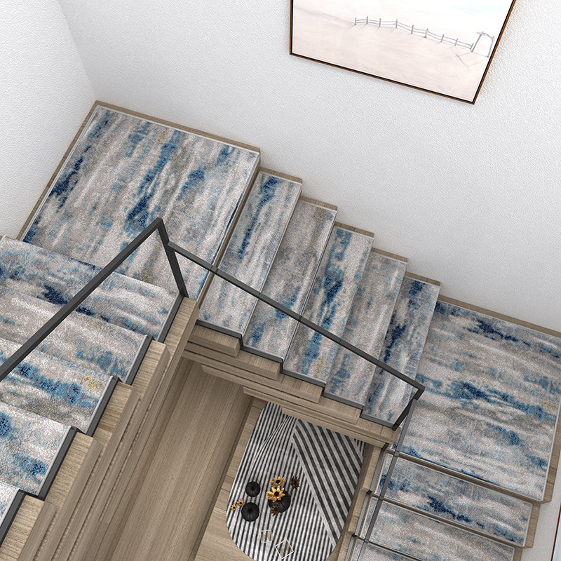复式楼梯垫轻奢风家用台阶楼梯地毯阶梯式免胶自粘防滑楼梯踏步垫,淘宝优惠券,粉丝福利购,淘宝优惠卷