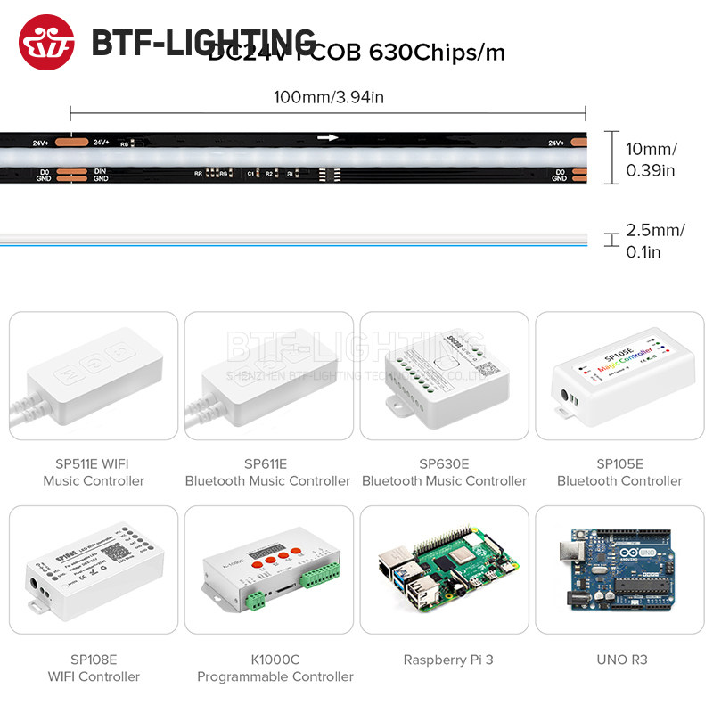 24V柔性LED幻彩COB灯带WS2811IC匀光fcob跑马流水RGB全彩12V灯条,淘宝优惠券,粉丝福利购,淘宝优惠卷