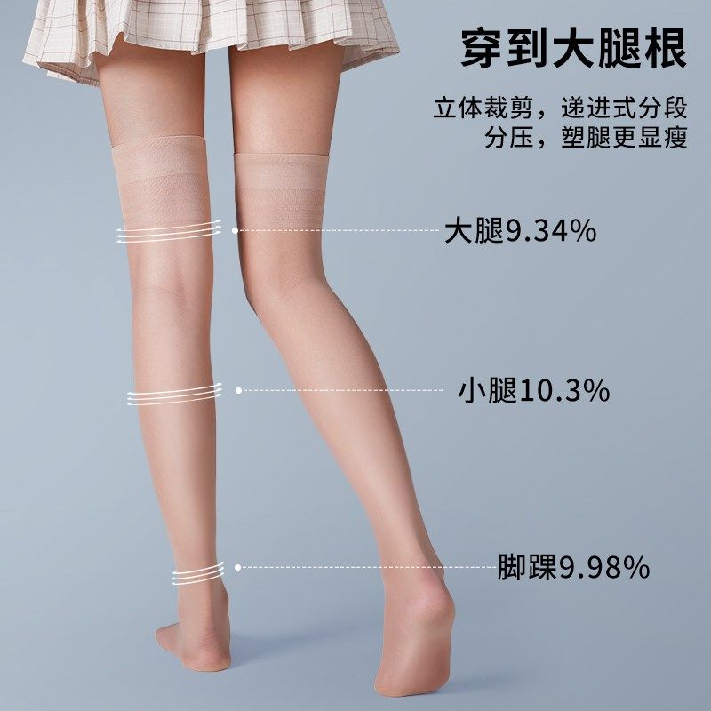 10双梦韵长筒丝袜女薄款防勾丝春秋高筒黑肉色性感超薄过膝大腿袜,淘宝优惠券,粉丝福利购,淘宝优惠卷