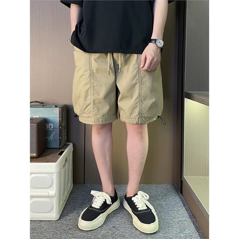 夏季男加肥加大胖子工装短裤休闲宽松透气五分裤美式直筒复古中裤,淘宝优惠券,粉丝福利购,淘宝优惠卷