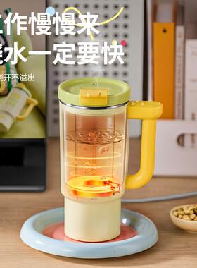 摩动便携养生杯烧水壶车载加热办公室养生壶多功能一人饮煮泡花茶