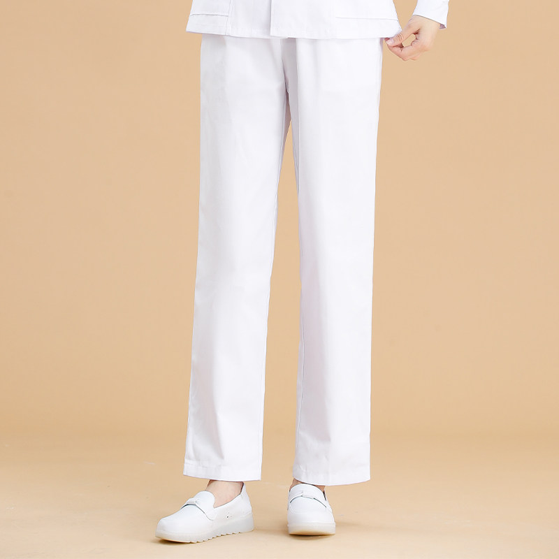 护士裤白色工作裤女秋冬天大码松紧腰医护制服下身护士服裤子加绒,淘宝优惠券,粉丝福利购,淘宝优惠卷