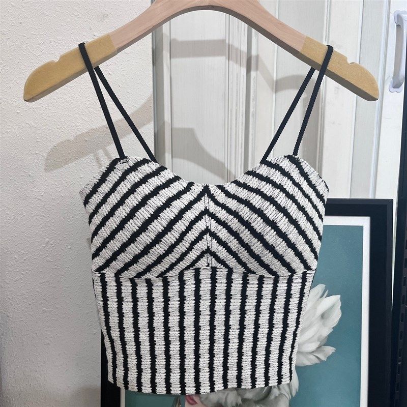 枫之欣951彩虹泡泡条纹修身吊带女内搭舒适一体杯内衣背心美背新,淘宝优惠券,粉丝福利购,淘宝优惠卷