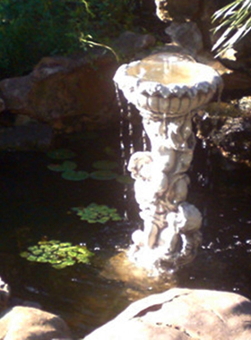 欧式小天使创意家居装饰品别墅庭院花园鱼池水景招财流水喷泉摆件