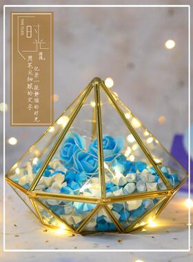 幸运星星瓶成品许愿 瓶玻璃心愿 星折纸漂流瓶创意礼品送男朋友女