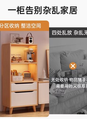 防尘带柜门落地靠墙书柜置物架