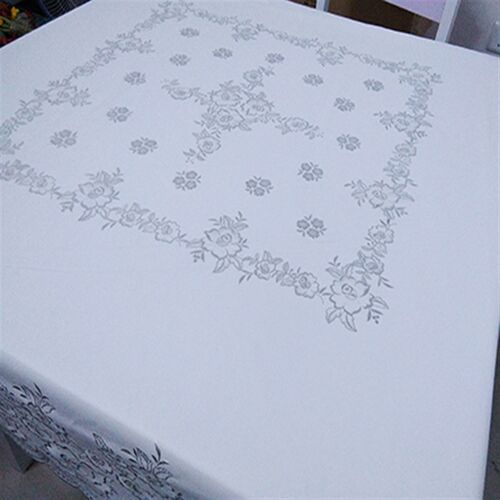 PVC桌布正方形防水防油免洗 茶几垫八仙桌台布餐桌布四方桌麻将桌 - 图1