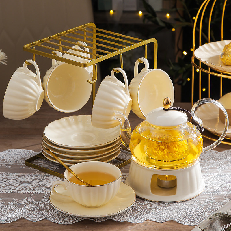 下午茶具花茶壶茶杯套装家用煮茶养生壶蜡烛加热泡茶壶玻璃耐高温,淘宝优惠券,粉丝福利购,淘宝优惠卷