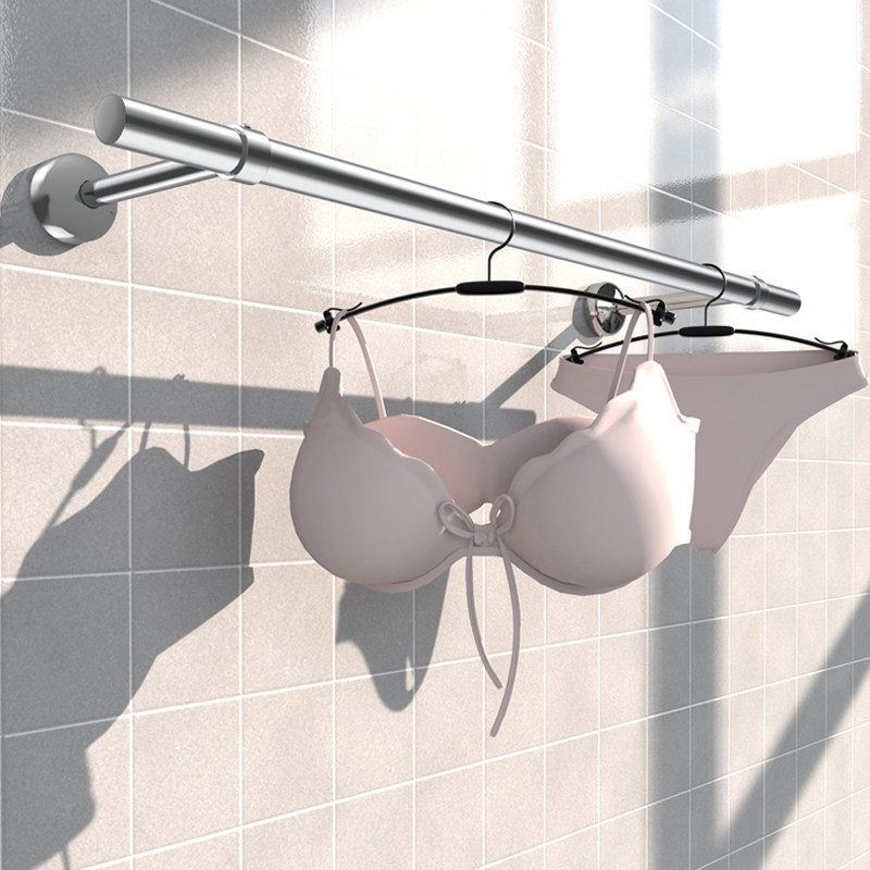 包安装晾衣杆阳台顶装固定晾衣架不锈钢晒衣杆单杆侧装打孔凉衣捍,淘宝优惠券,粉丝福利购,淘宝优惠卷