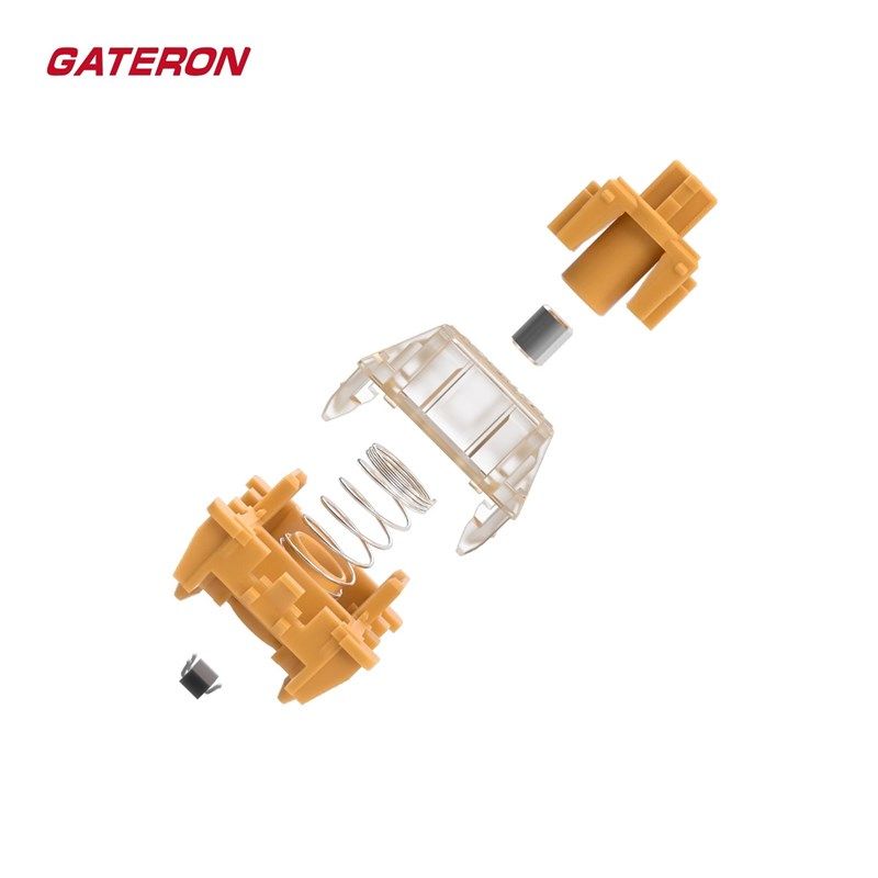 gateron佳达隆磁轴手感顺滑电磁触发机械键盘开关配件磁橙轴,淘宝优惠券,粉丝福利购,淘宝优惠卷