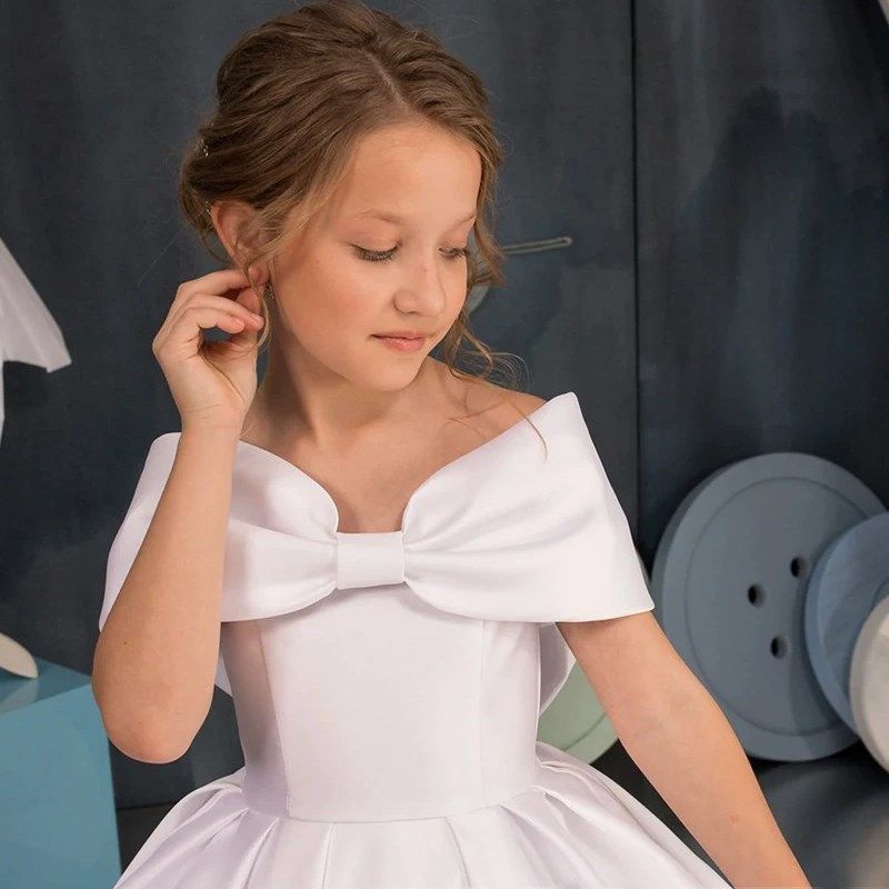 花童婚礼婚纱公主裙女大童小提琴艺考走秀缎面拖尾钢琴演出晚礼服,淘宝优惠券,粉丝福利购,淘宝优惠卷