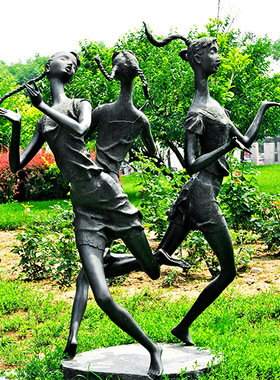 定制校园放飞梦想铜雕像城市广场艺术品摆件园林景观大型雕塑制作