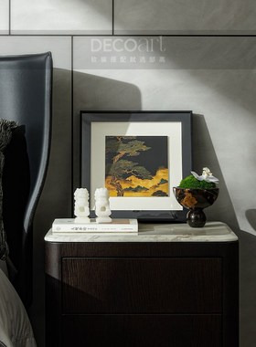 邸高家居 酒店样板间复古软装书房书柜中古装饰摆件 10套组合搭配