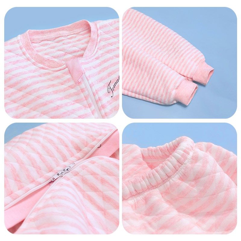 三层保暖连体衣儿童如厕夹层薄棉长袖睡袋宝宝宽松睡衣秋冬3-11岁,淘宝优惠券,粉丝福利购,淘宝优惠卷