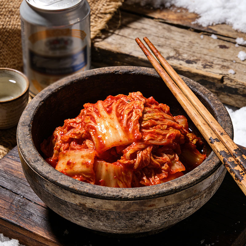 韩一盘苹果梨辣白菜韩式泡辣白菜