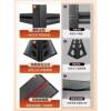 Household shelf storage rack multi-layer floor-to-ceiling balcony storage rack hole board bookshelf integrated wall storage iron shelf