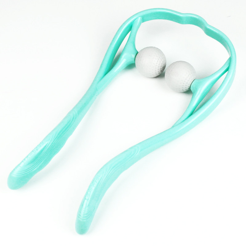 家用夹脖子经络按摩球办公室白领拍缓解颈部疲劳手动颈椎按摩器材,淘宝优惠券,粉丝福利购,淘宝优惠卷