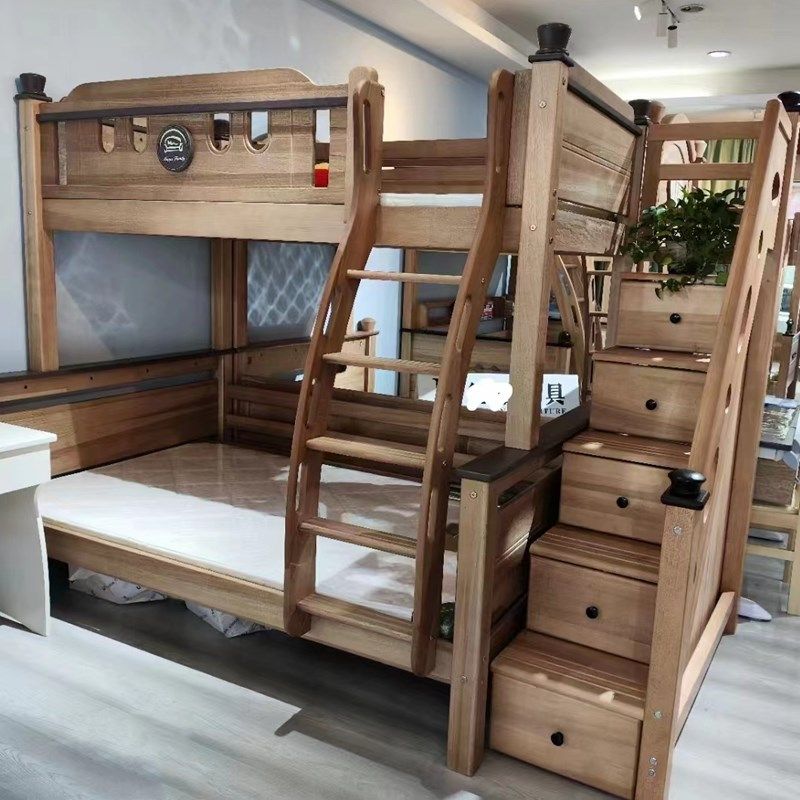 全实木高低床实木儿童床上下床双层床木床子母床多功能上下铺成人,淘宝优惠券,粉丝福利购,淘宝优惠卷