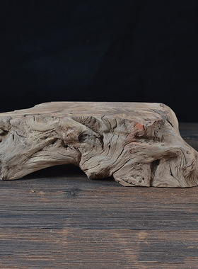 风化木根雕木头实木枯木树根家居饰品陶瓷工艺品盆栽底座禅意摆件