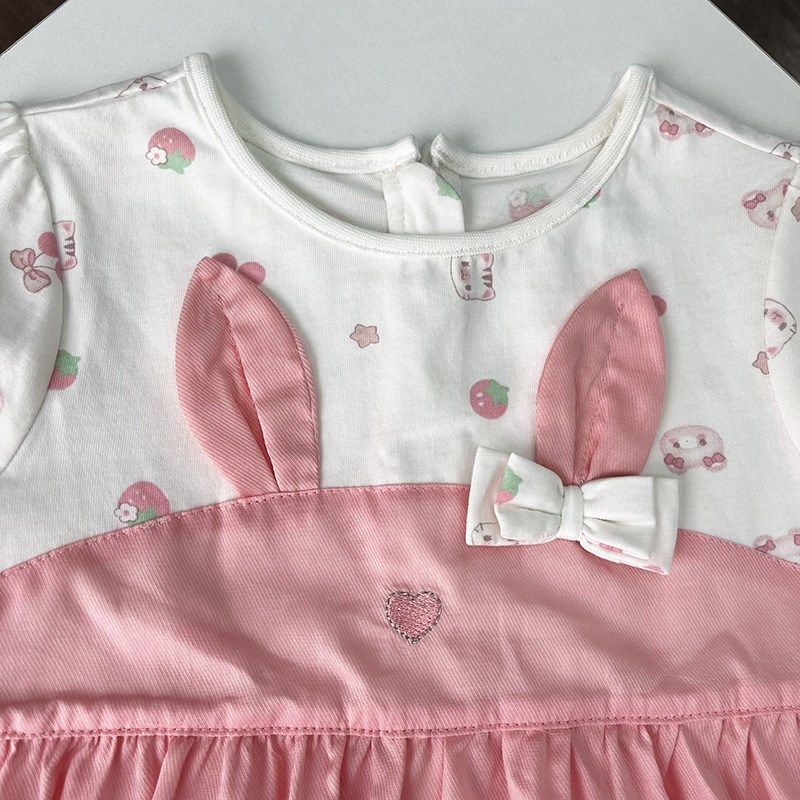 女童夏季短袖连衣裙需搭配打底裤穿 宝宝公主裙纯棉洋气小童,淘宝优惠券,粉丝福利购,淘宝优惠卷