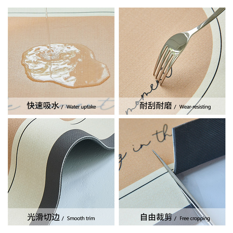 新中式茶台吸水凉垫防水防滑防烫中国风茶垫家用矽藻泥茶桌沥水垫,淘宝优惠券,粉丝福利购,淘宝优惠卷