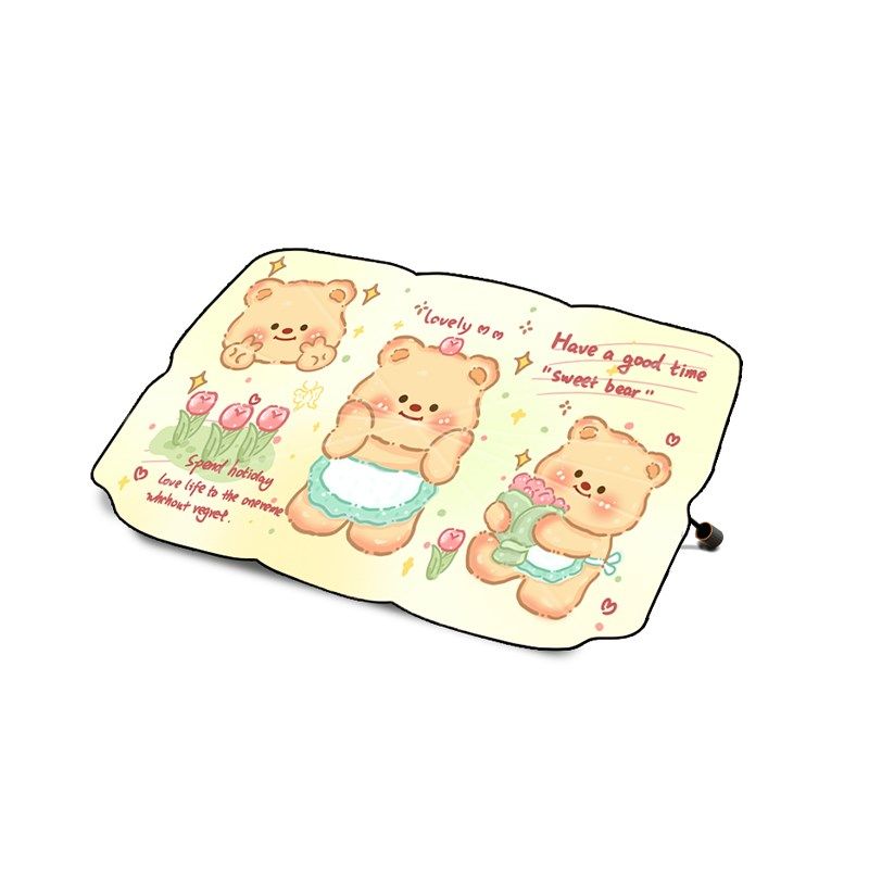 汽车卡通遮阳伞夏季防晒隔热遮阳档可爱车内专用前挡风玻璃遮阳罩,淘宝优惠券,粉丝福利购,淘宝优惠卷