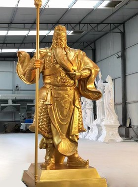 定制关公雕塑玻璃钢关羽雕像人物铸铜刘备张飞桃源三结义大型摆件