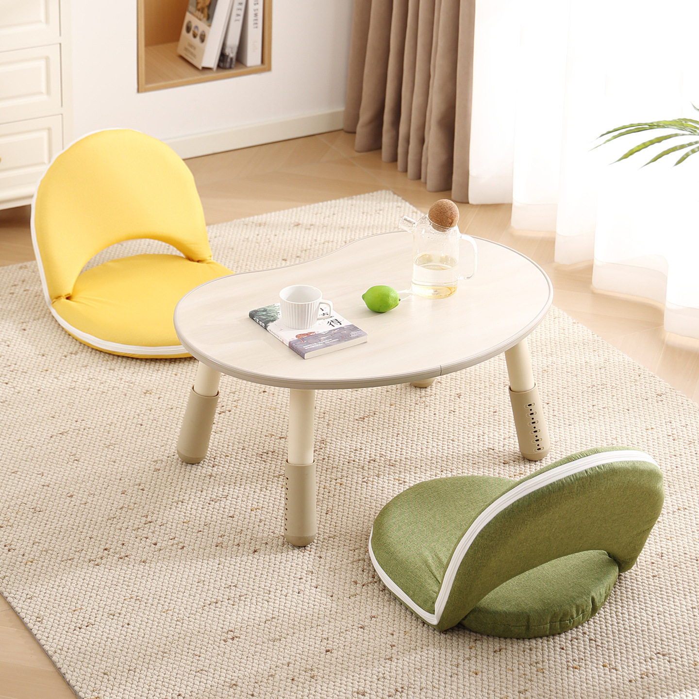 Lazy sofa tatami folding seat bed back chair floor cushion bedroom bay window children's small sofa chair
