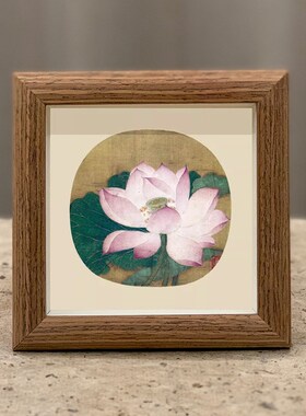 宋画万年青图国画字画摆台花鸟画名画复制品仿古画装饰画禅意挂画