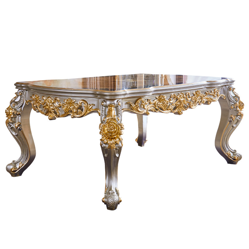 欧式大理石餐桌椅组合美式大小户型全实木长方形餐厅饭桌家用餐台,淘宝优惠券,粉丝福利购,淘宝优惠卷