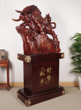 大型聚财落地摆件公司开业乔迁礼品前台大厅办公摆件