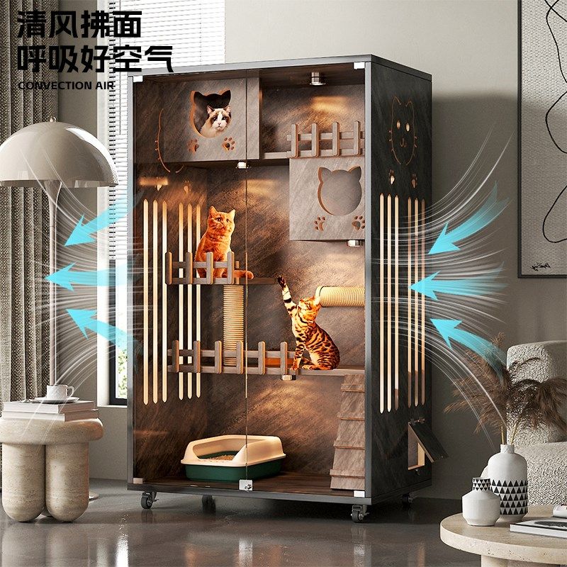猫别墅小户型猫柜家用室内猫笼带厕所一体不占地猫窝四季通用猫屋,淘宝优惠券,粉丝福利购,淘宝优惠卷