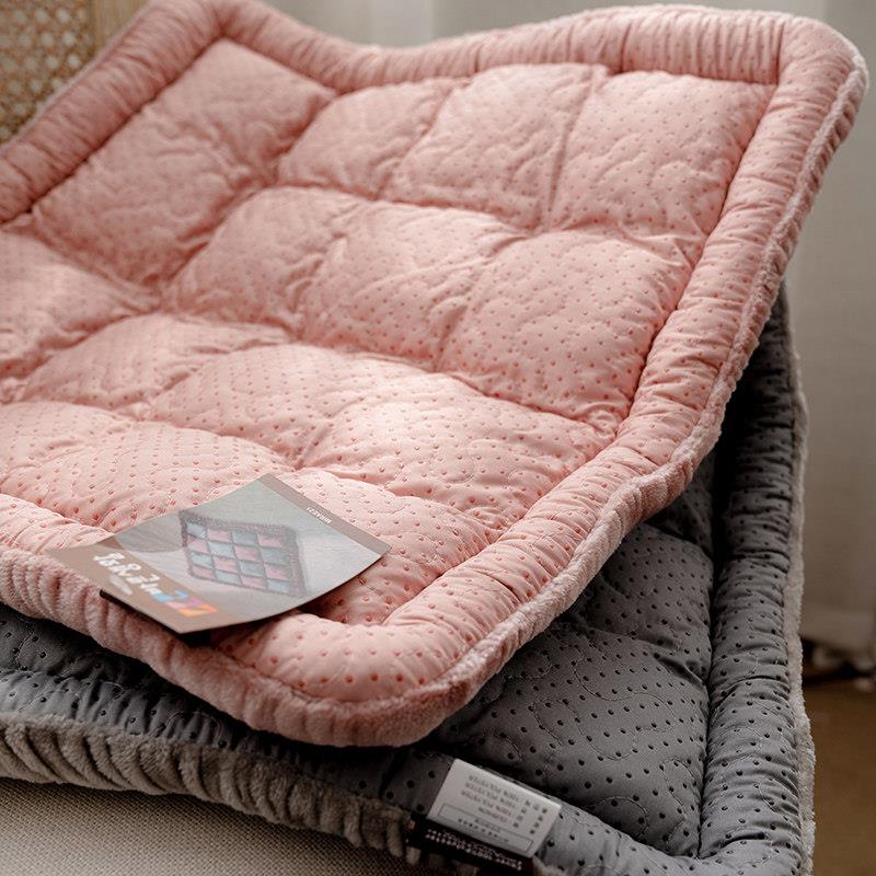 Korean autumn and winter thickened seat cushions, non-slip chair cushions, thickened plush office simple wooden floor bay window cushions