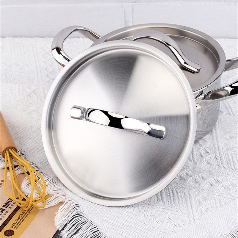 304不锈钢纯色锅盖全钢钢盖加厚汤锅奶锅无气孔微鼓耐摔耐用家用,淘宝优惠券,粉丝福利购,淘宝优惠卷